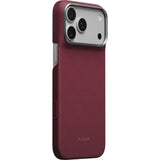 Pitaka iPhone 17 Pro Max/iPhone 18 Pro Max Cover Edge MagSafe Argyle Burgundy