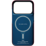 Pitaka iPhone 17 Pro/iPhone 18 Pro Cover Edge MagSafe Argyle Burgundy