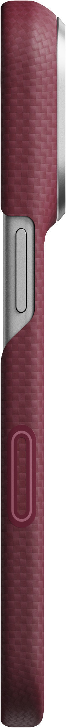 Pitaka iPhone 17 Pro/iPhone 18 Pro Cover Edge MagSafe Argyle Burgundy
