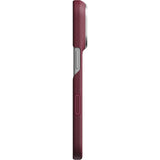 Pitaka iPhone 17 Pro/iPhone 18 Pro Cover Edge MagSafe Argyle Burgundy