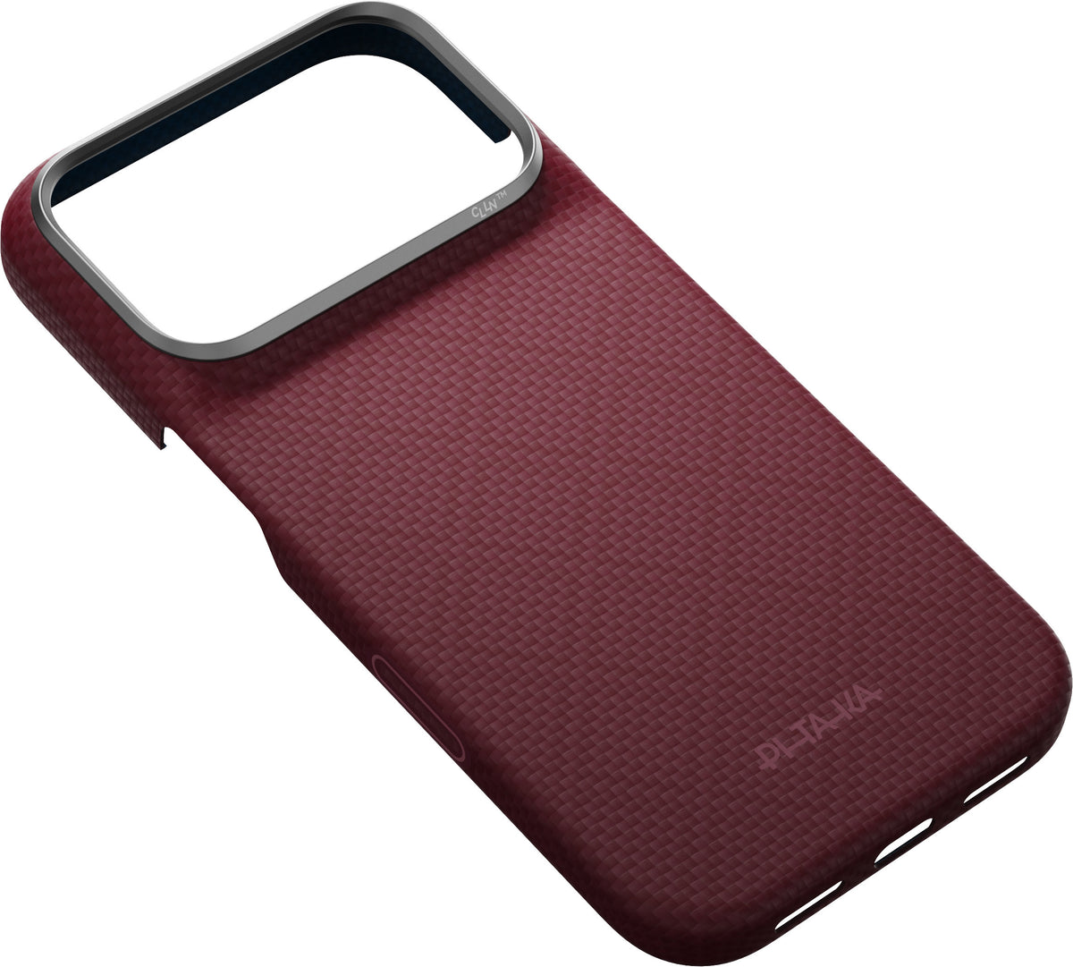 Pitaka iPhone 17 Pro/iPhone 18 Pro Cover Edge MagSafe Argyle Burgundy