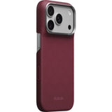 Pitaka iPhone 17 Pro/iPhone 18 Pro Cover Edge MagSafe Argyle Burgundy