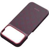 Pitaka iPhone 17 Pro Max/iPhone 18 Pro Max Cover Edge MagSafe Argyle Blue's Red