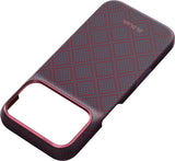 Pitaka iPhone 17 Pro/iPhone 18 Pro Cover Edge MagSafe Argyle Blue's Red