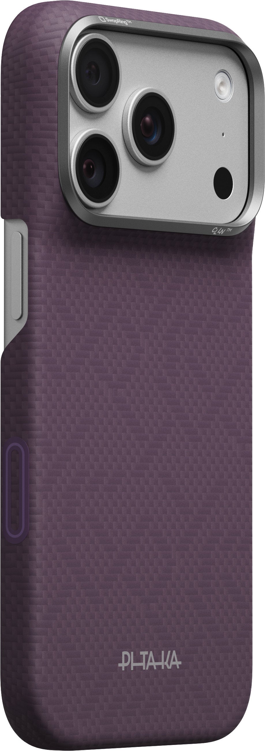 Pitaka iPhone 17 Pro/iPhone 18 Pro Cover Edge MagSafe Charoite Purple