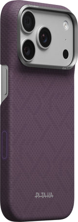 Pitaka iPhone 17 Pro/iPhone 18 Pro Cover Edge MagSafe Charoite Purple