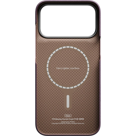 Pitaka iPhone 17 Pro Max/iPhone 18 Pro Max Cover Edge MagSafe Charoite Purple
