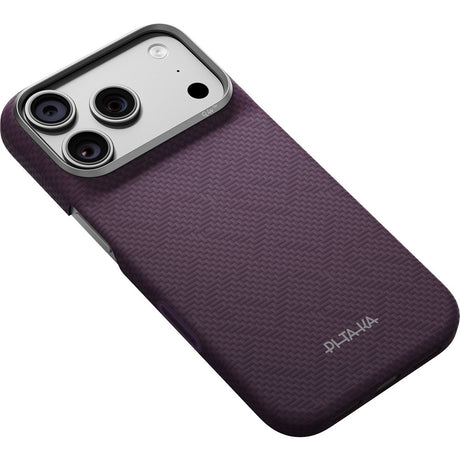 Pitaka iPhone 17 Pro/iPhone 18 Pro Cover Edge MagSafe Charoite Purple