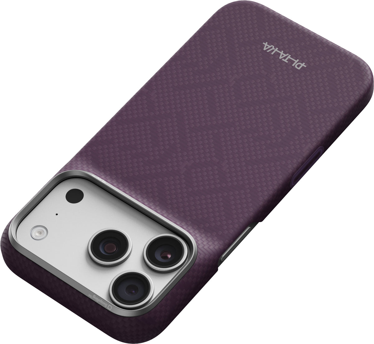 Pitaka iPhone 17 Pro/iPhone 18 Pro Cover Edge MagSafe Charoite Purple