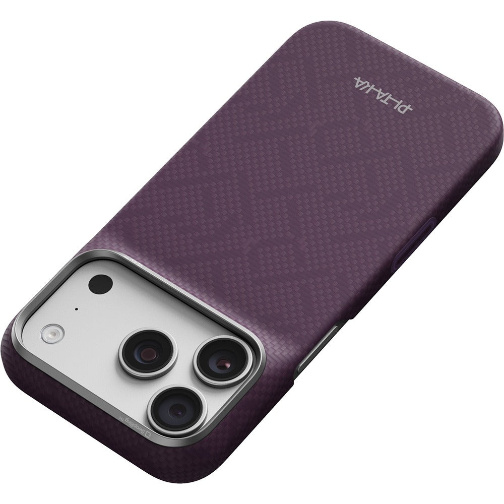 Pitaka iPhone 17 Pro/iPhone 18 Pro Cover Edge MagSafe Charoite Purple