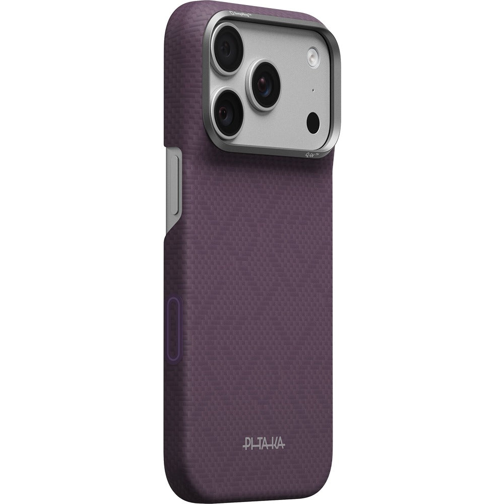 Pitaka iPhone 17 Pro/iPhone 18 Pro Cover Edge MagSafe Charoite Purple