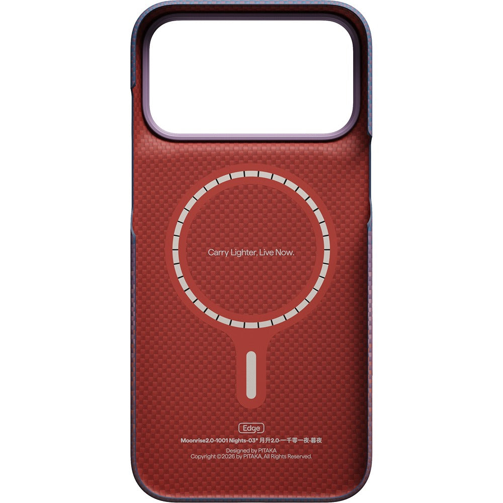 Pitaka iPhone 17 Pro Max/iPhone 18 Pro Max Cover Edge MagSafe Twilight