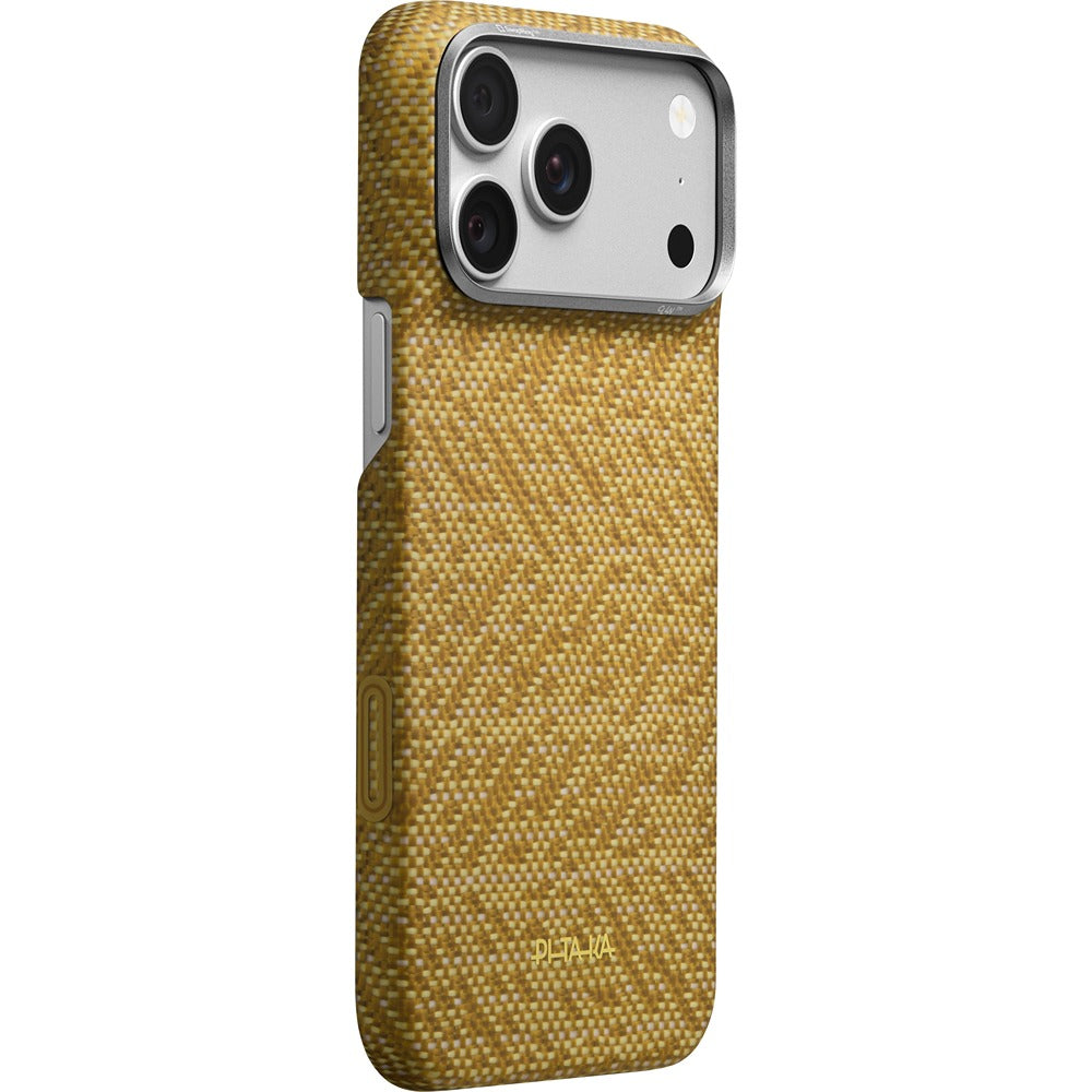 Pitaka iPhone 17 Pro Max/iPhone 18 Pro Max Cover Edge MagSafe Golden Drift