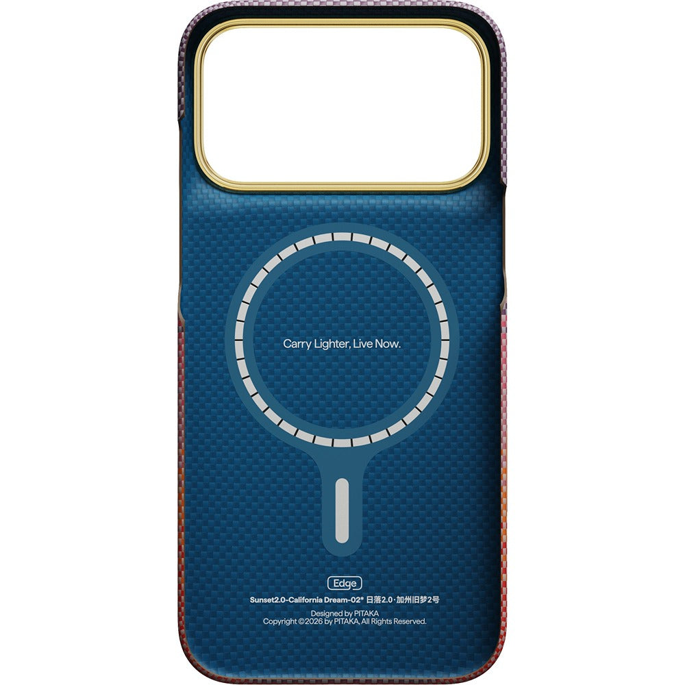 Pitaka iPhone 17 Pro Max/iPhone 18 Pro Max Cover Edge MagSafe California Dream-02