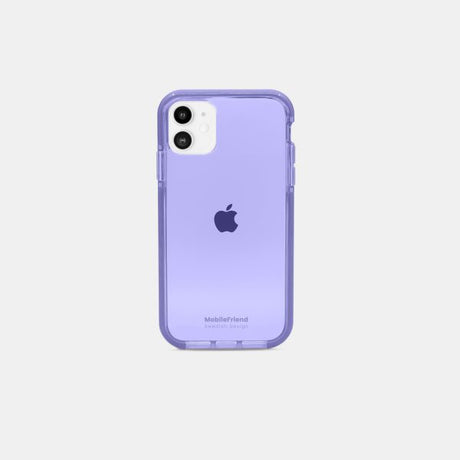 MobileFriend iPhone 12/iPhone 12 Pro Skal Seethrough Lila