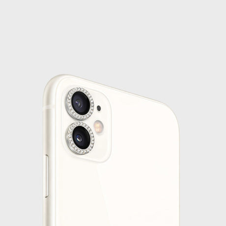 MobileFriend iPhone 11/iPhone 12/12 Mini Kameraskydd Linsring Bling