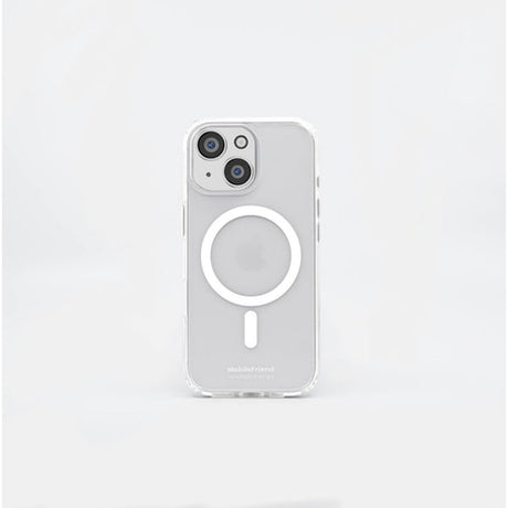 MobileFriend iPhone 13/14/15/16e/17e Cover MagSafe Hvid