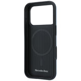 Mercedes Benz iPhone 17 Pro Max/iPhone 18 Pro Max Cover i læder med træeffekt Blå