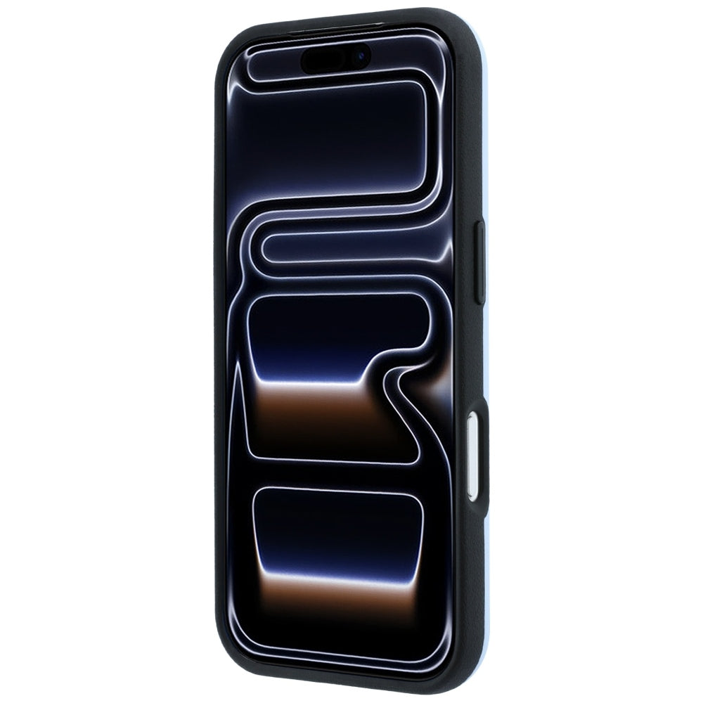 Mercedes Benz iPhone 17 Pro/iPhone 18 Pro Cover Leather Iconic Line Blå