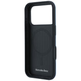 Mercedes Benz iPhone 17 Pro Max/iPhone 18 Pro Max Cover Leather Iconic Line Blå
