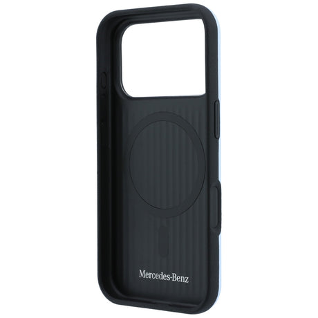 Mercedes Benz iPhone 17 Pro Max/iPhone 18 Pro Max Cover Leather Iconic Line Blå