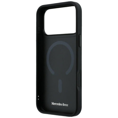 Mercedes Benz iPhone 17 Pro Max/iPhone 18 Pro Max Cover i læder med 3D MagSafe Sort