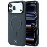 Mercedes Benz iPhone 17 Pro/iPhone 18 Pro Cover Leather 3D MagSafe Grå
