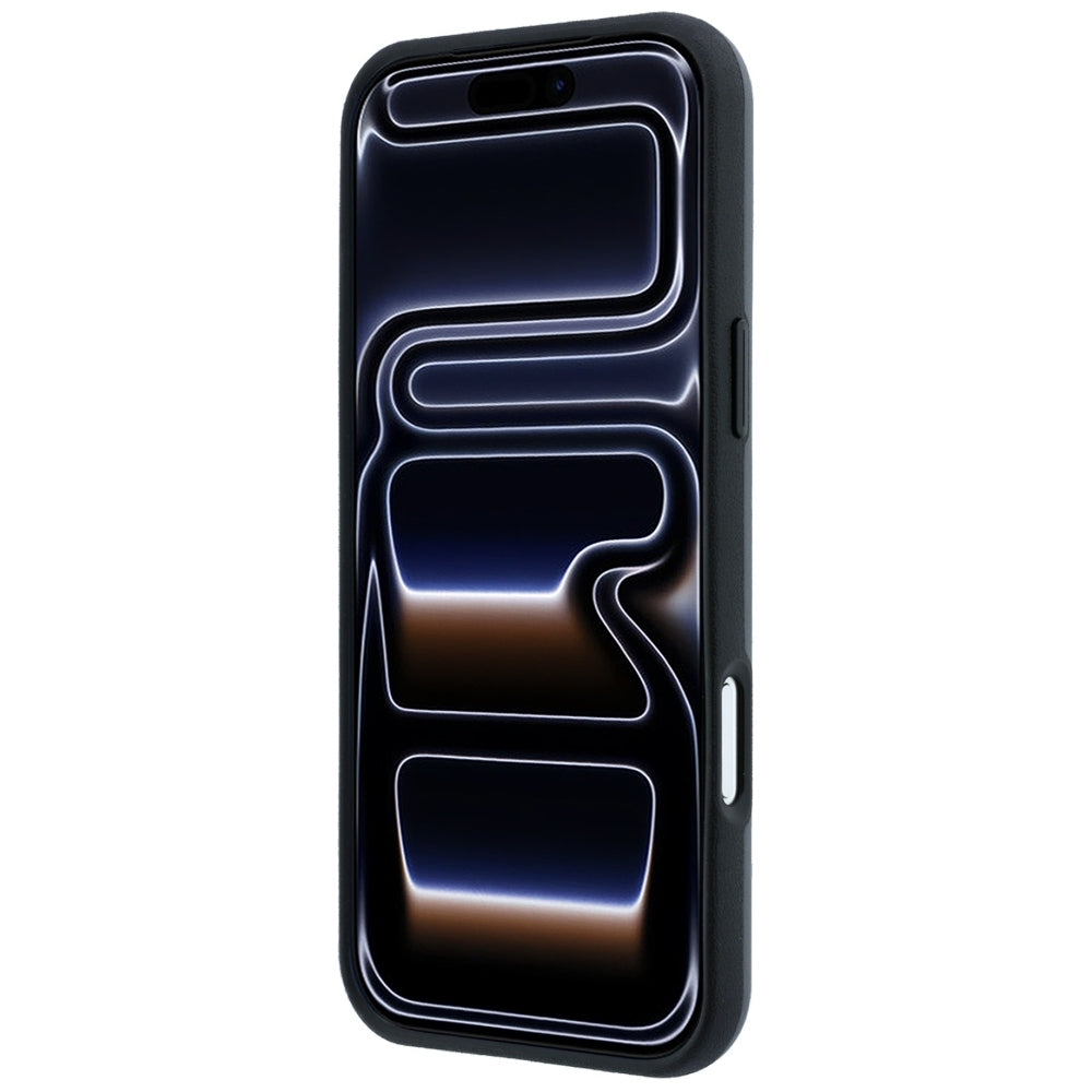 Mercedes Benz iPhone 17 Pro/iPhone 18 Pro Cover Leather 3D MagSafe Grå