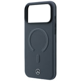 Mercedes Benz iPhone 17 Pro/iPhone 18 Pro Cover Leather 3D MagSafe Grå