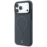 Mercedes Benz iPhone 17 Pro Max/iPhone 18 Pro Max Cover Leather 3D MagSafe Grå