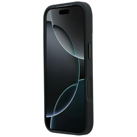 Mercedes Benz iPhone 17 Pro/iPhone 18 Pro Cover Leather Crossed Lines Sort