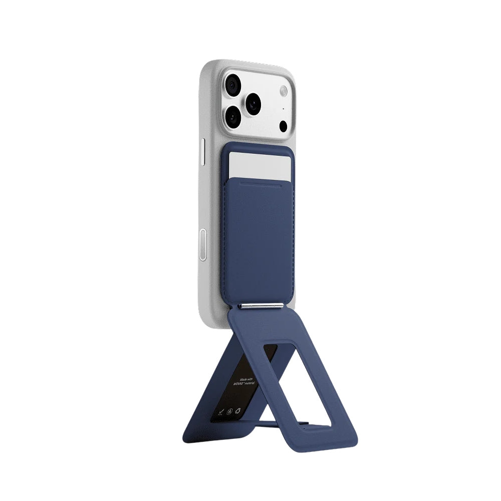 MOFT Snap Phone Tripod Stand & Wallet MagSafe Navy Blue