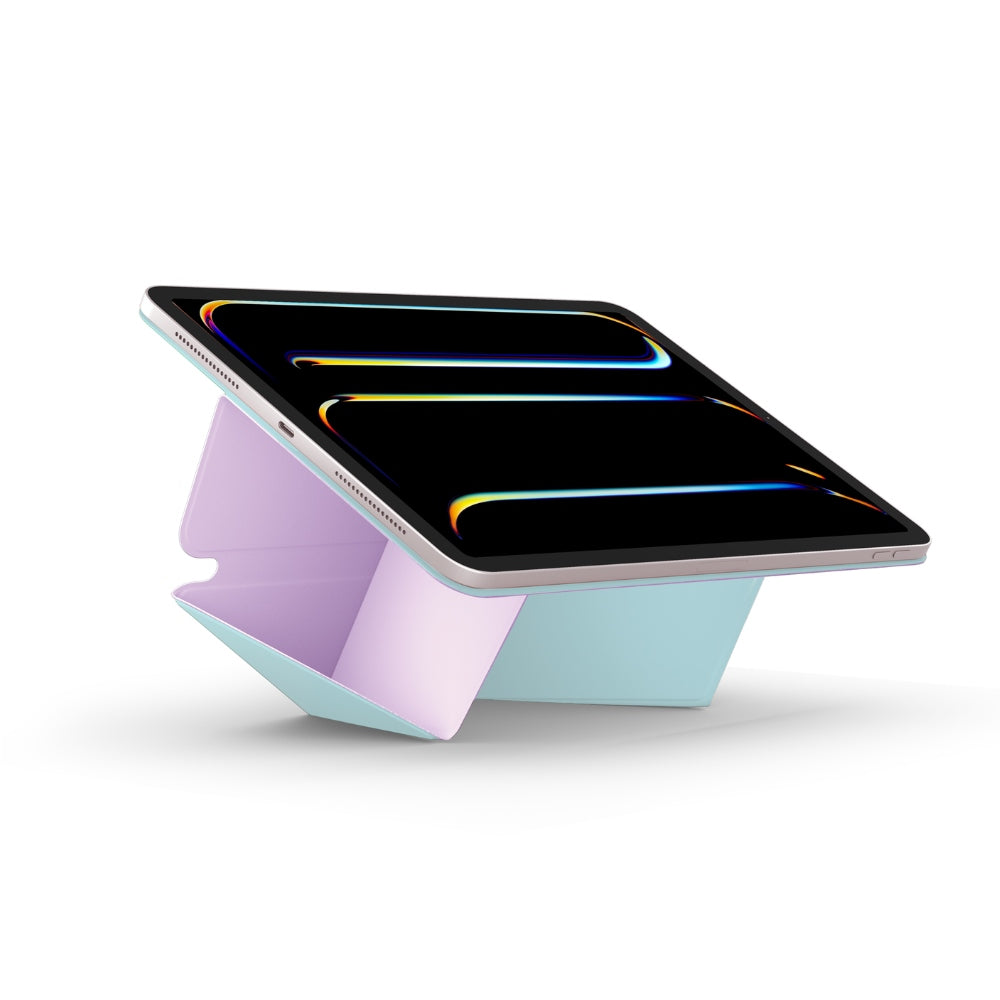 MOFT iPad Pro 12.9 (gen 4/5/6)/iPad Air 13 (M2/M3/M4) Etui Dynamic Folio Peony/Aqua