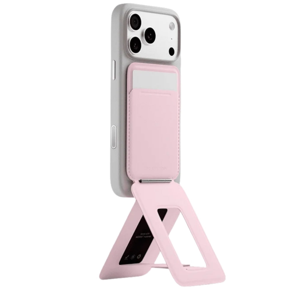 MOFT Snap Phone Tripod Stand & Wallet MagSafe Blush
