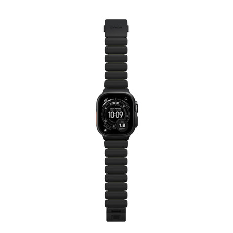 Nomad Apple Watch 45/46mm/Ultra 49mm Armbånd Stratos Band Sort Forest