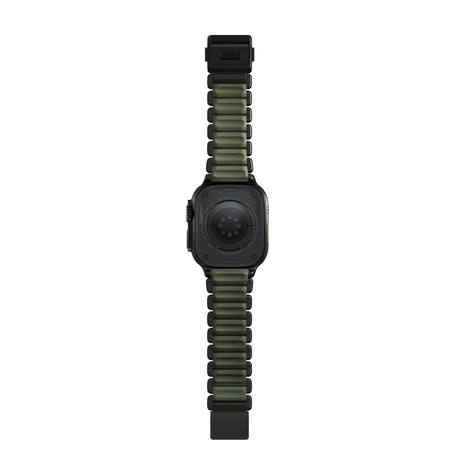 Nomad Apple Watch 45/46mm/Ultra 49mm Armbånd Stratos Band Sort Forest