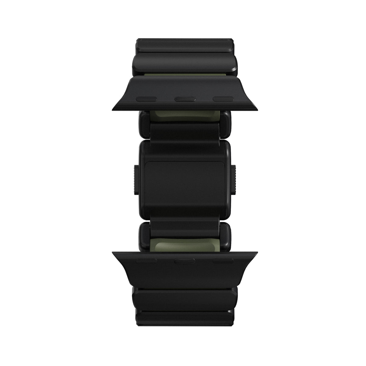 Nomad Apple Watch 45/46mm/Ultra 49mm Armbånd Stratos Band Sort Forest