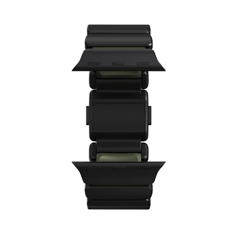 Nomad Apple Watch 45/46mm/Ultra 49mm Armbånd Stratos Band Sort Forest