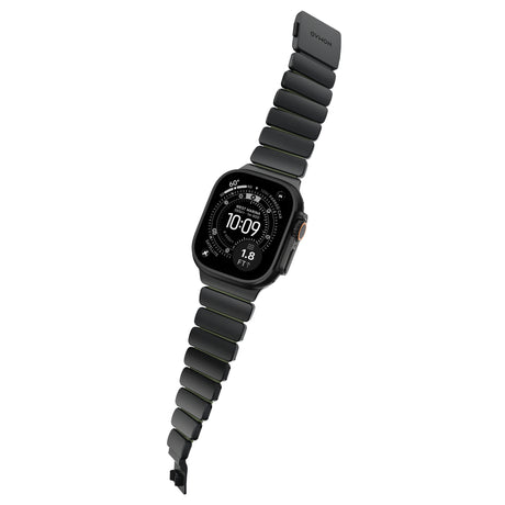 Nomad Apple Watch 45/46mm/Ultra 49mm Armbånd Stratos Band Sort Forest