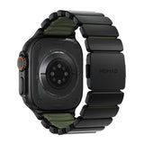 Nomad Apple Watch 45/46mm/Ultra 49mm Armbånd Stratos Band Sort Forest