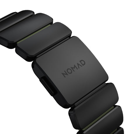 Nomad Apple Watch 45/46mm/Ultra 49mm Armbånd Stratos Band Sort Forest