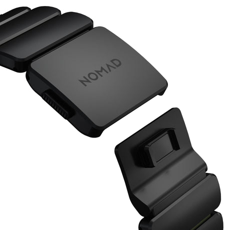 Nomad Apple Watch 45/46mm/Ultra 49mm Armbånd Stratos Band Sort Forest