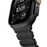 Nomad Apple Watch 45/46mm/Ultra 49mm Armbånd Stratos Band Sort Forest