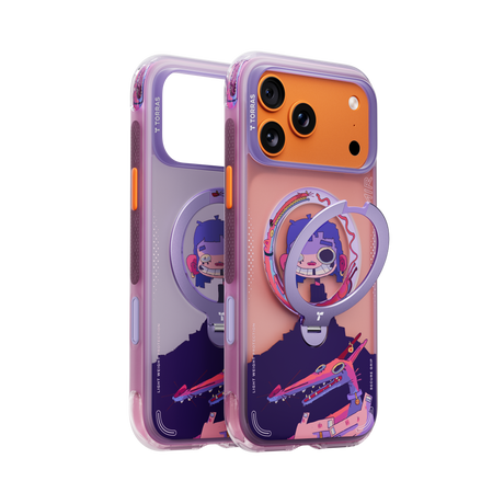 Torras iPhone 17 Pro Max Cover Ostand Q3 Air Gawx Neon Night Muse