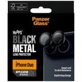 PanzerGlass iPhone Duo Kameralinsebeskytter Hoops Sort