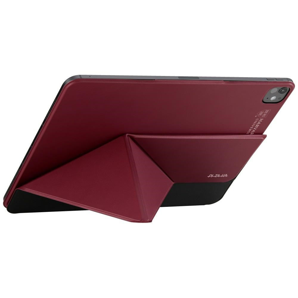 Pitaka iPad Pro 11 (M4/M5) Etui MagEZ Folio 3 Harvard Crimson