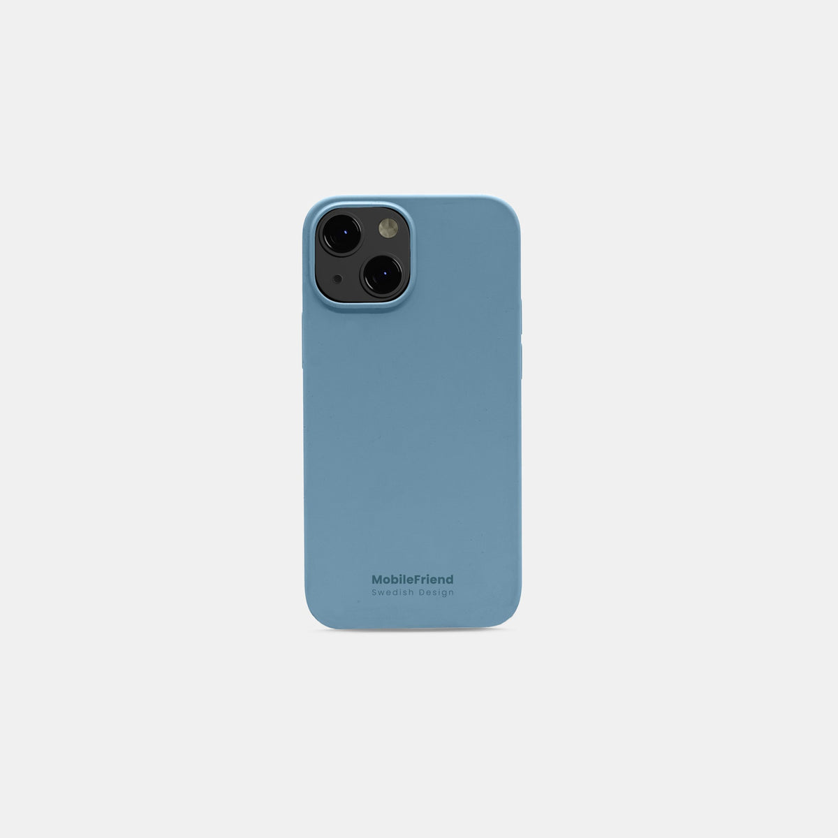 MobileFriend iPhone 12 Mini/iPhone 13 Mini Cover Silikone Pacific Blue