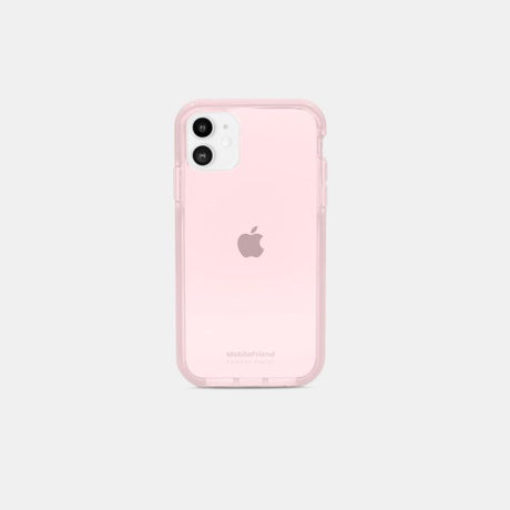 MobileFriend iPhone 12/iPhone 12 Pro Skal Seethrough Rosa