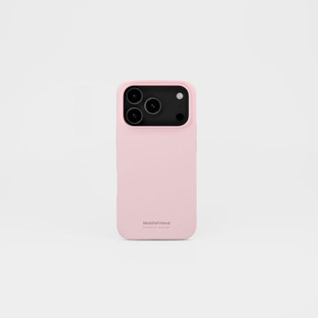 MobileFriend iPhone 17 Pro Max Skal Silikon Rosa