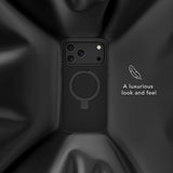 dbramante1928 iPhone 17 Pro Max/iPhone 18 Pro Max Cover Roskilde MagSafe Kick ICON Midnight